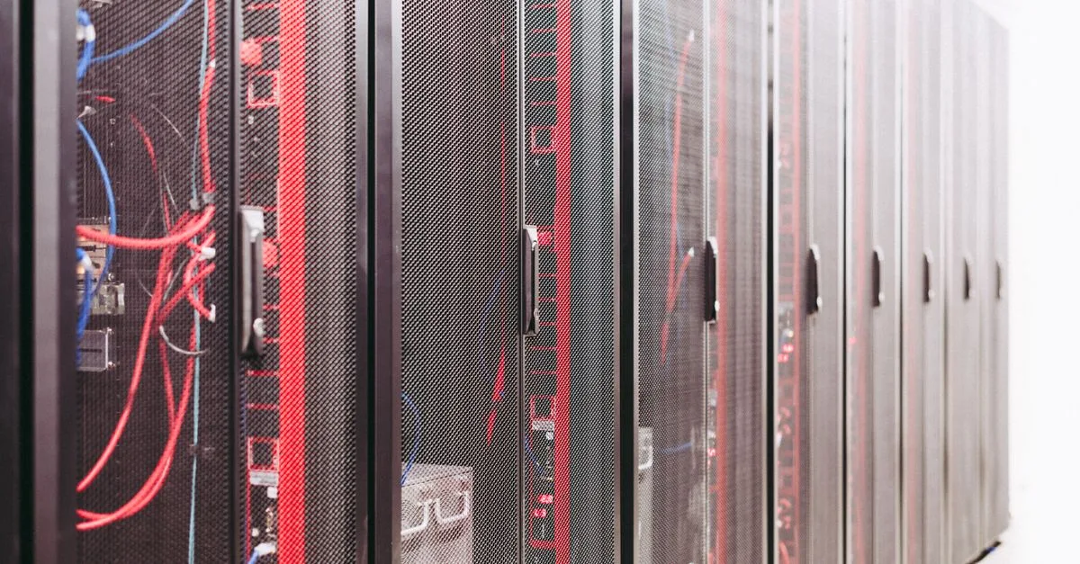 System with various wires managing access to centralized resource of server in data center