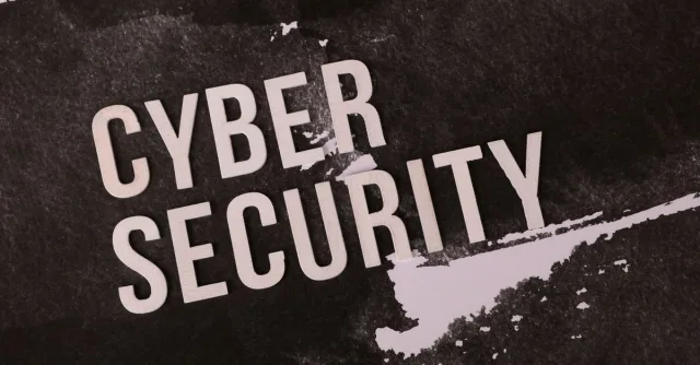 Cyber security concept shown on grunge-style background highlights the importance of digital protection.