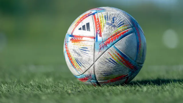 A professional football stadium during a match.