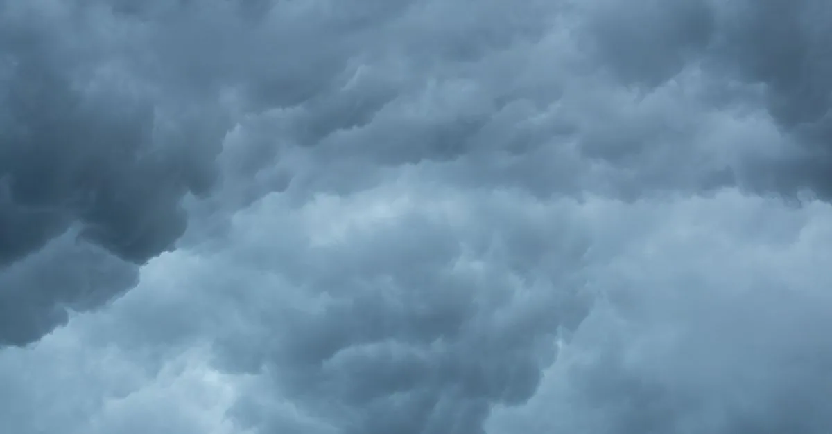 Moody clouds gathering in the sky over Campbelltown, NSW, capturing the essence of an approaching storm.